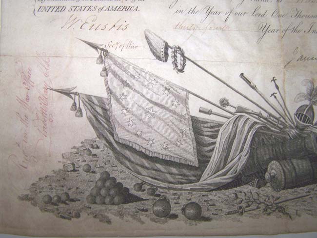 A War of 1812 Military Commission signed by Pres. James Madison on June 1, 1810, appointing James Bryson as Second Lt. — image 5